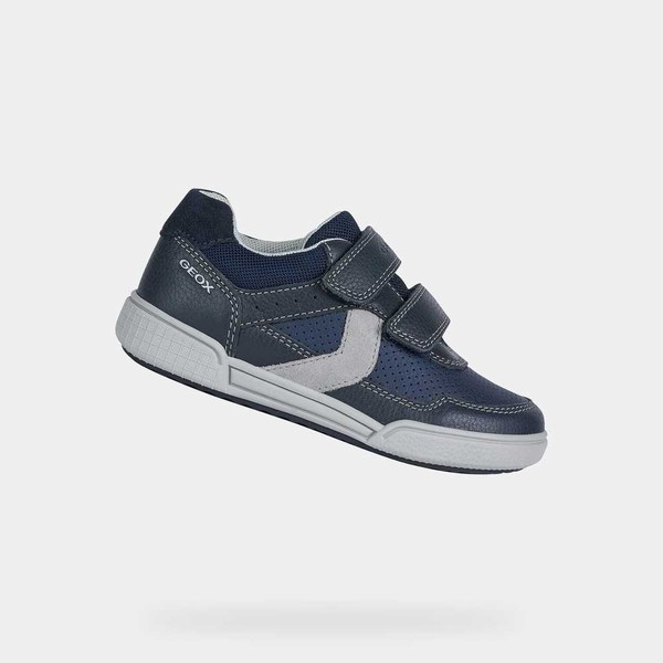 Geox Respira Navy Blue Kids Sneakers SS20.6PB123